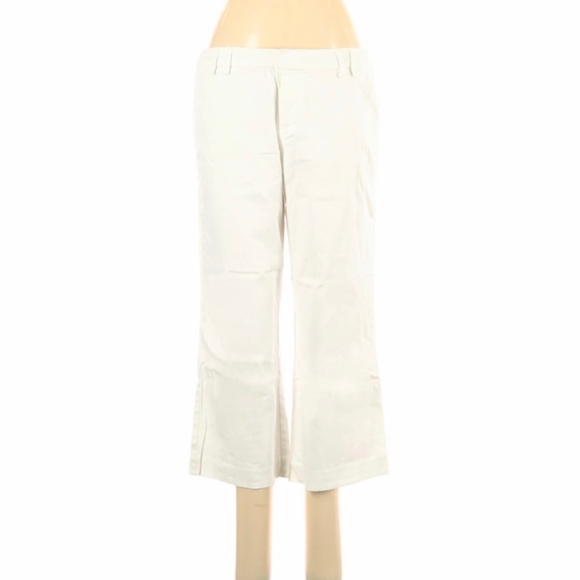 💗 Lightweight & Soft! Strait,Wide Leg Capri Pants in White - Picture 2 of 11